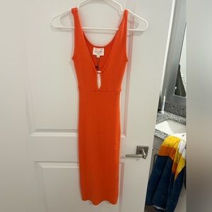 Orange dress